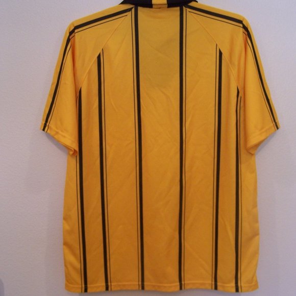 FORZA SOCCER YELLOW & BLACK STRIPED REFEREE JERSEY #3450 - Picture 7 of 9